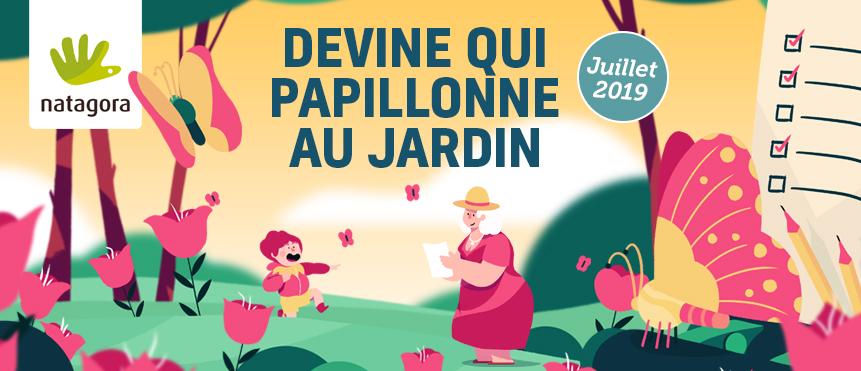 devine qui papillonne au jardin