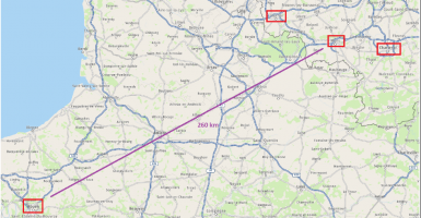 Déplacement nuage Rouen en Belgique