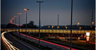 Autoroute régionale de nuit