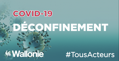 visuel déconfinement wallonie