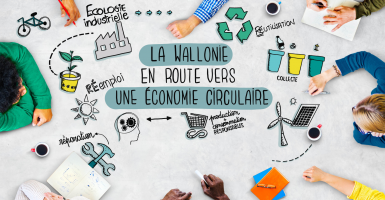 Visuel de la campagne de l'économie circulaire en Wallonie