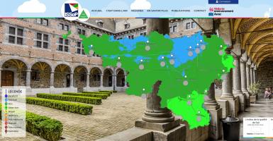 page d'accueil du site wallonair