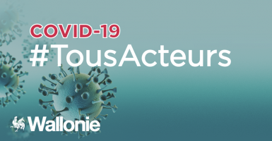 visuel Covid-19 #Tousacteurs Wallonie