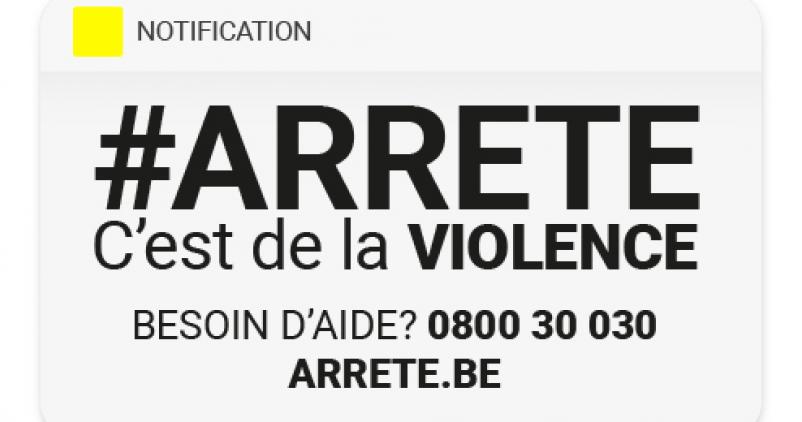 Lancement de la campagne "#ARRETE C'est de la violence"