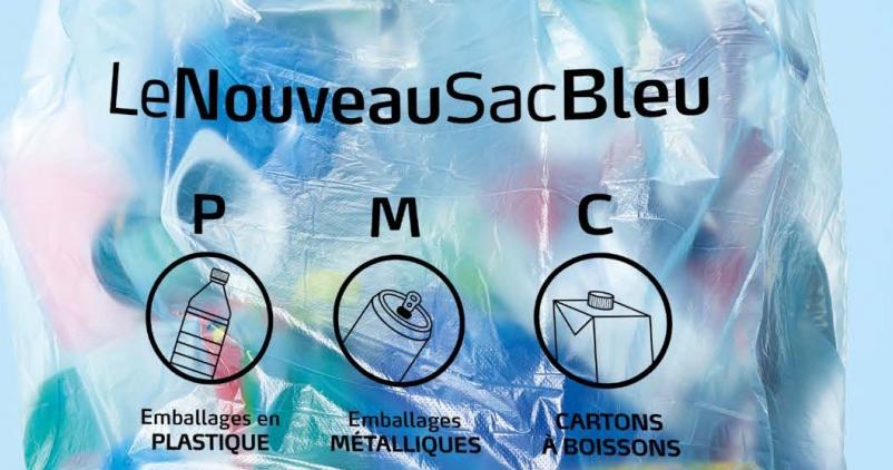 Instauration progressive du nouveau sac bleu P MC