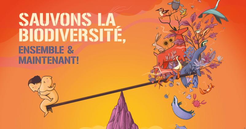 visuel de la campagne sauvons la biodiversité