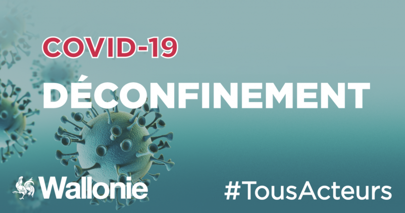 visuel déconfinement wallonie