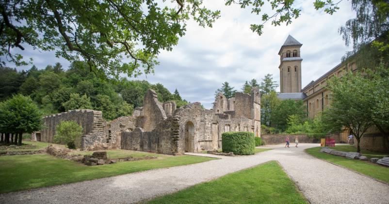 vue de l'abbaye d'Orval