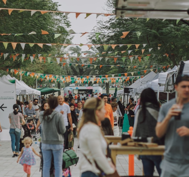 un festival en extérieur