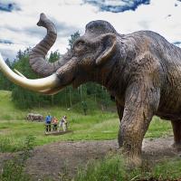 Statue d'un mammouth