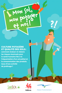 Couverture de la brochure "Mon sol, mon potager et moi!"